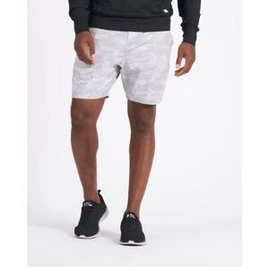 Vuori Ponto Jogger Shorts Athletic Platinum Camo Men's Size XS